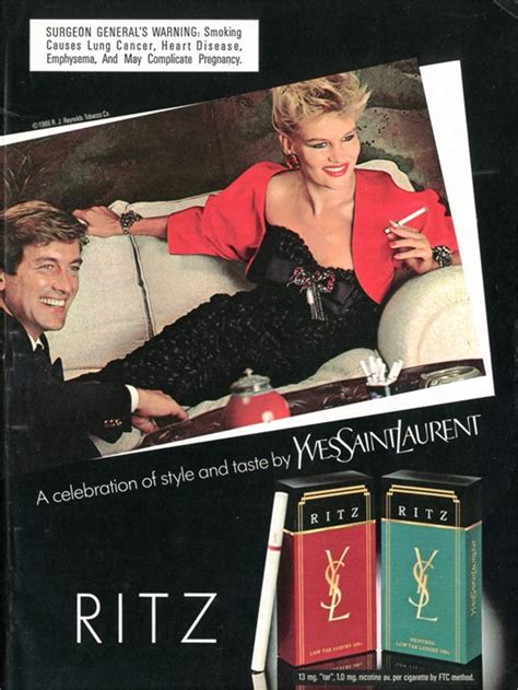 Smoking kills, but maybe the vintage Yves Saint 